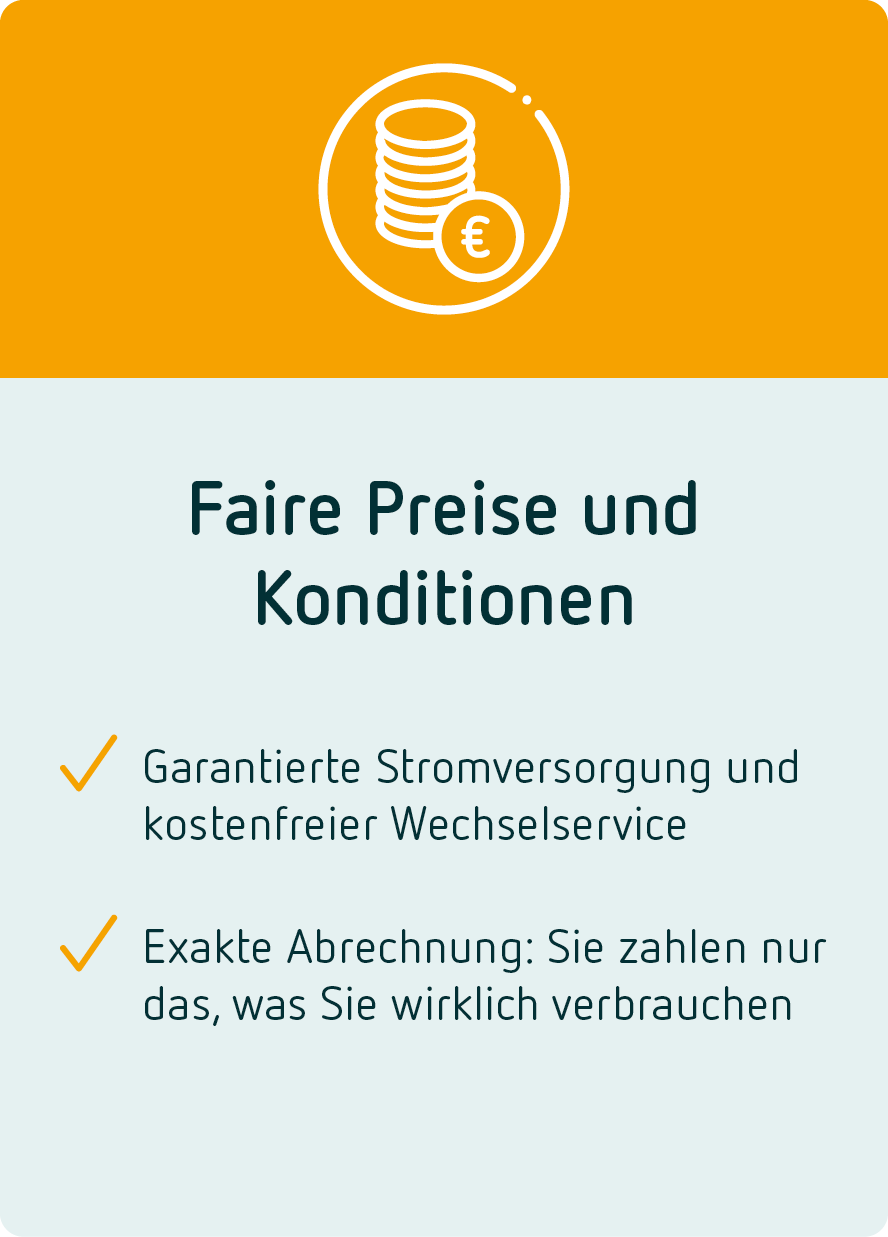 Grafik zu Preisen und Konditionen